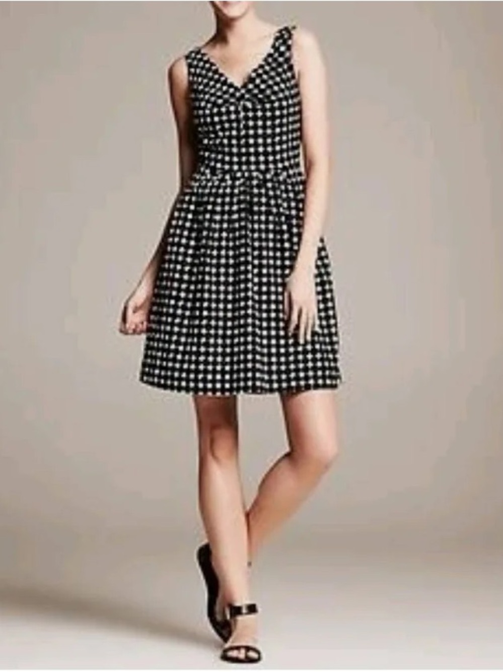Marimekko x Banana Republic Black and White summer dress